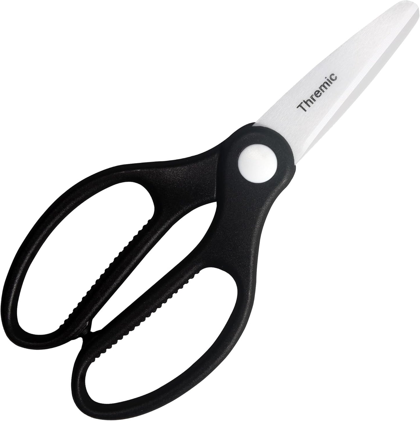 8.27-Inch Large Ceramic Kitchen Shears Insulated Rustproof Non-Magnetic Ultra Sharp Scissors for Lab Industrial Electrical Work Cutting Battery Tabs Separators Crafting Packaging Bags Vegetables (2)