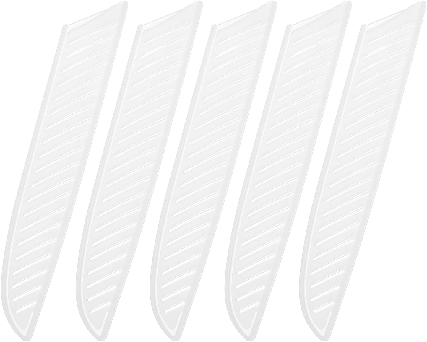 uxcell 5Pcs Knife Cover Sleeves Blade Edge Guards for 8" Chef Knife Protector Universal Knife Sheath for Kitchen, White