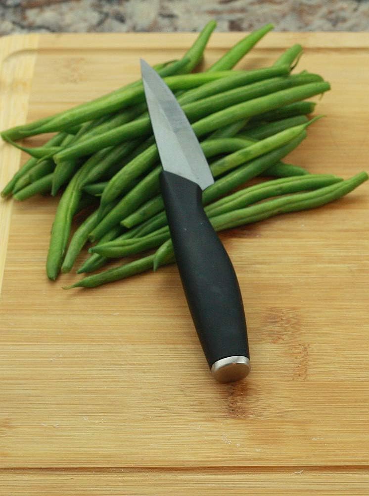 Cestari Charcuterie Board Accessories : Ceramic Paring Knife Blade Never Needs Sharpening; 3 Inch Paring Knife with Sheath - Black Mirror Finish Razor Sharp Blade