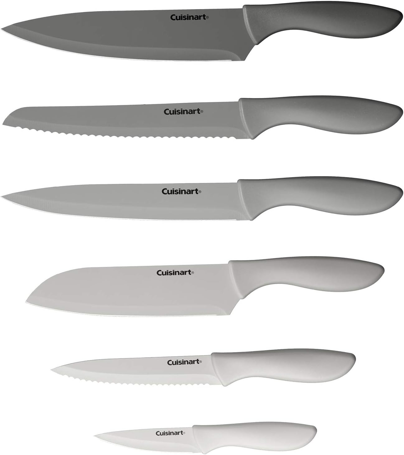 Cuisinart Advantage 12-Piece Gray Knife Set with Blade Guards C55-12PCG