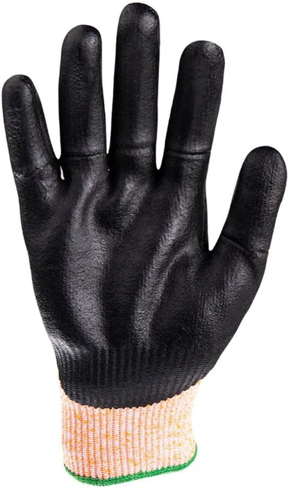 HexArmor Cut-Resistant Impact Protection Polyurethane Palm Knit Work Gloves | Helix® Core 3012