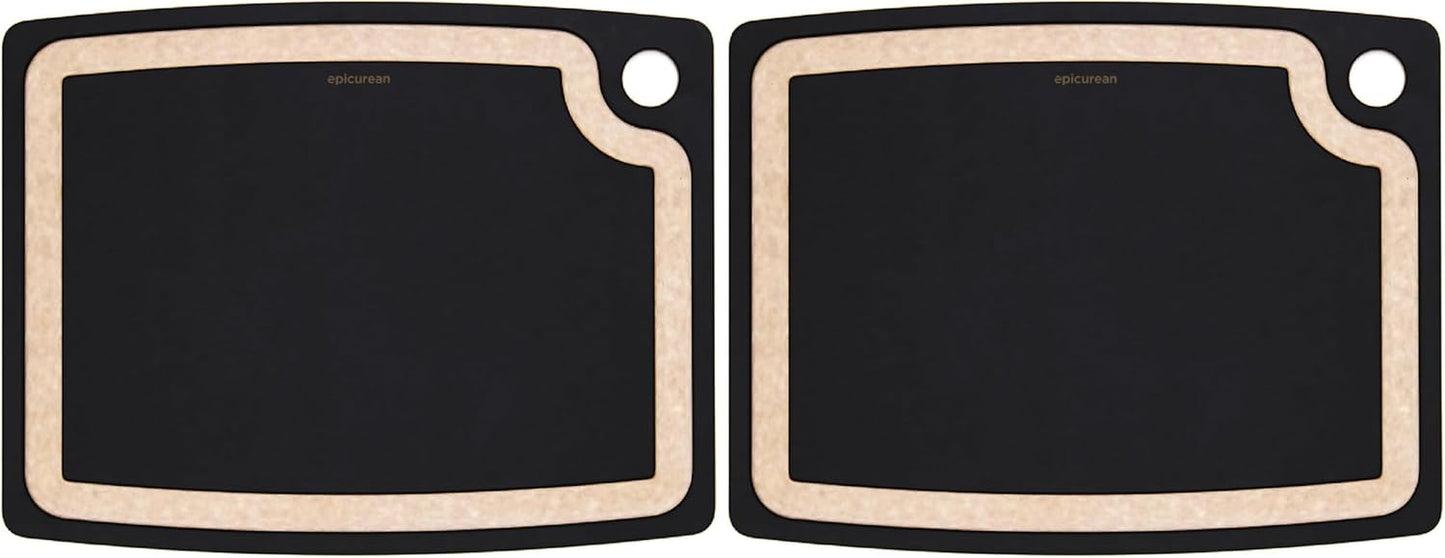 Epicurean Gourmet Series Cutting Board with Juice Groove, 19.5-Inch by 15-Inch, Natural/Slate