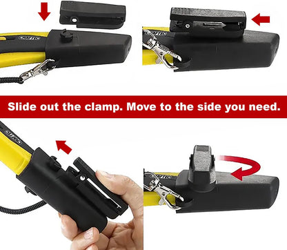 Craftec Retractable Utility Knife Box Cutter with Holster & Lanyard - The Ultimate Tool for Precise Cuts, 3 Blade Settings, Ergonomic Design, Left & Right Hand Friendly, Quick Blade Change CT5 (Blue)