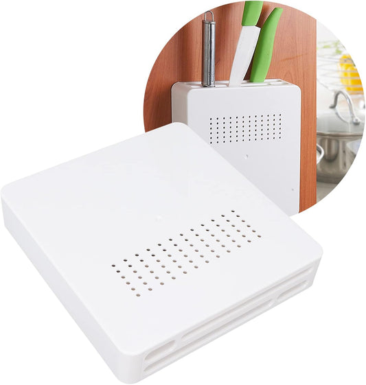 Wall Mounted Hidden Kitchen Knife Holder Prevent Injury Breathable Knife Block Home Kitchen, #911, NIZUUONEdg9bt2gupo