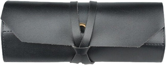Leather Tool Roll Pouch 10 Slots - Tool Portable Carry On Pouch, Workshop Storage, Woodworking Tools Organizer Full Grain Leather