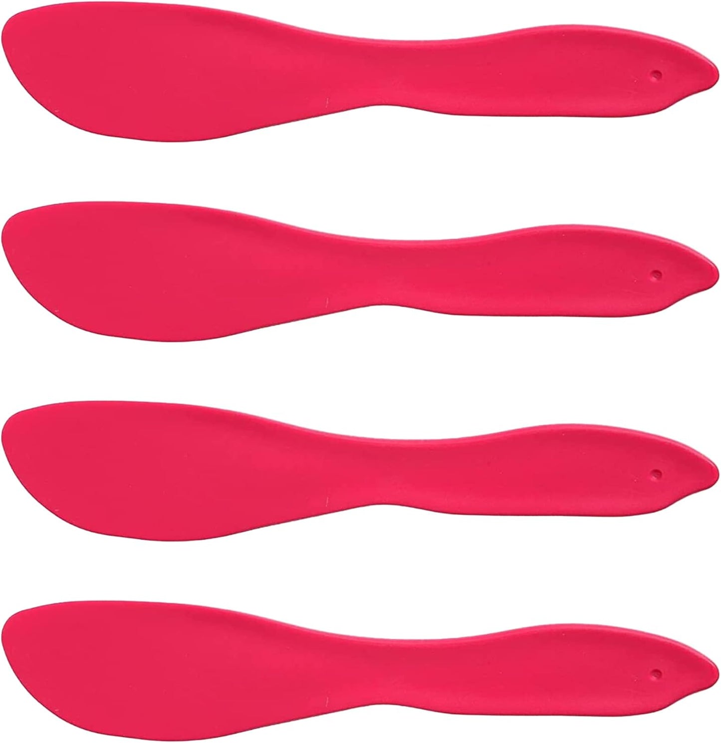 LINDEN SWEDEN Multi Purpose Spreaders | Versatile Butter Knife for Soft Cheese or Frosting | Safe for Kids | BPA-Free and Dishwasher-Safe | Set of 2 Spreaders Each | Made in Sweden | Lime Green