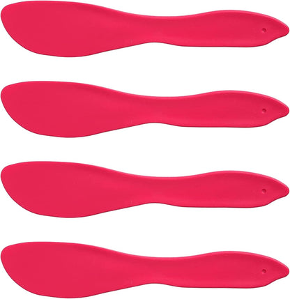 LINDEN SWEDEN Multi Purpose Spreaders | Versatile Butter Knife for Soft Cheese or Frosting | Safe for Kids | BPA-Free and Dishwasher-Safe | Set of 2 Spreaders Each | Made in Sweden | Lime Green