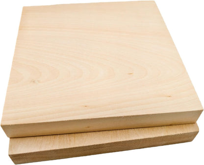 Unfinished Basswood Blocks for Crafts, Wood Craft Panels for Art, Engraving, Painting, DIY Projects, Chip Carving, Fretwork (7.87 x 3.93 x 0.78 in)