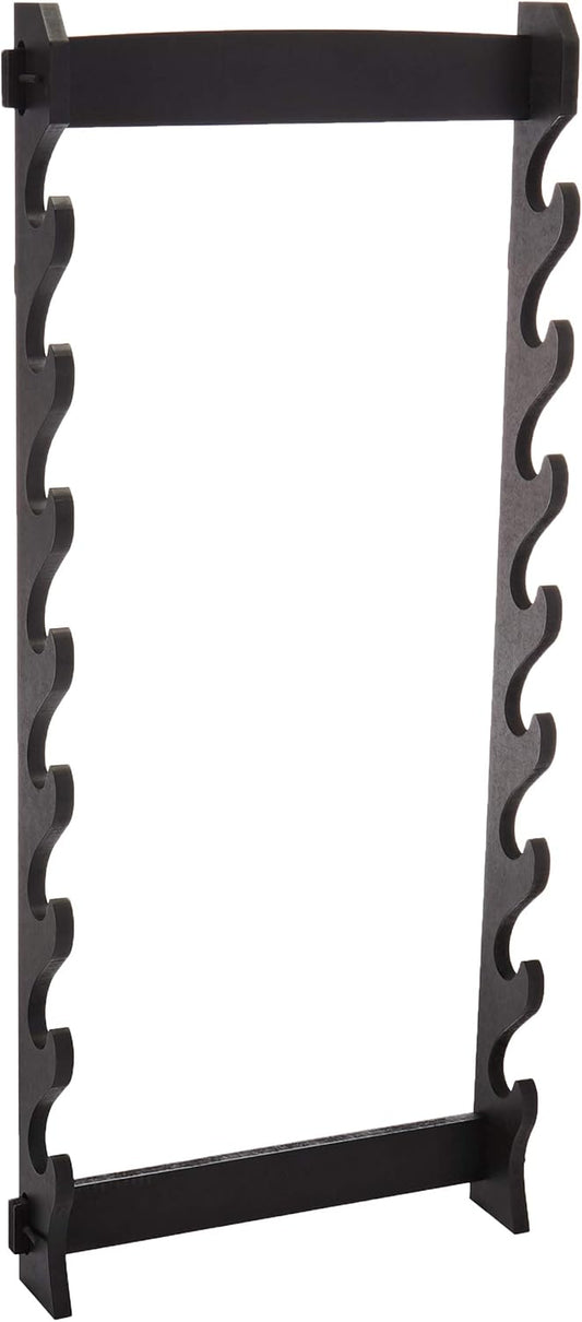 MASTER USA WS-8W 8-Tier Wall Mount Sword Stand , Black
