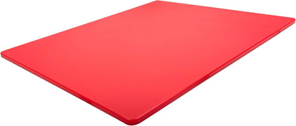 Thirteen Chefs Plastic Cutting Board - 18 x 12 x 0.5 Inch, Professional Grade HDPE, NSF Approved, Large Size and Dishwasher Safe