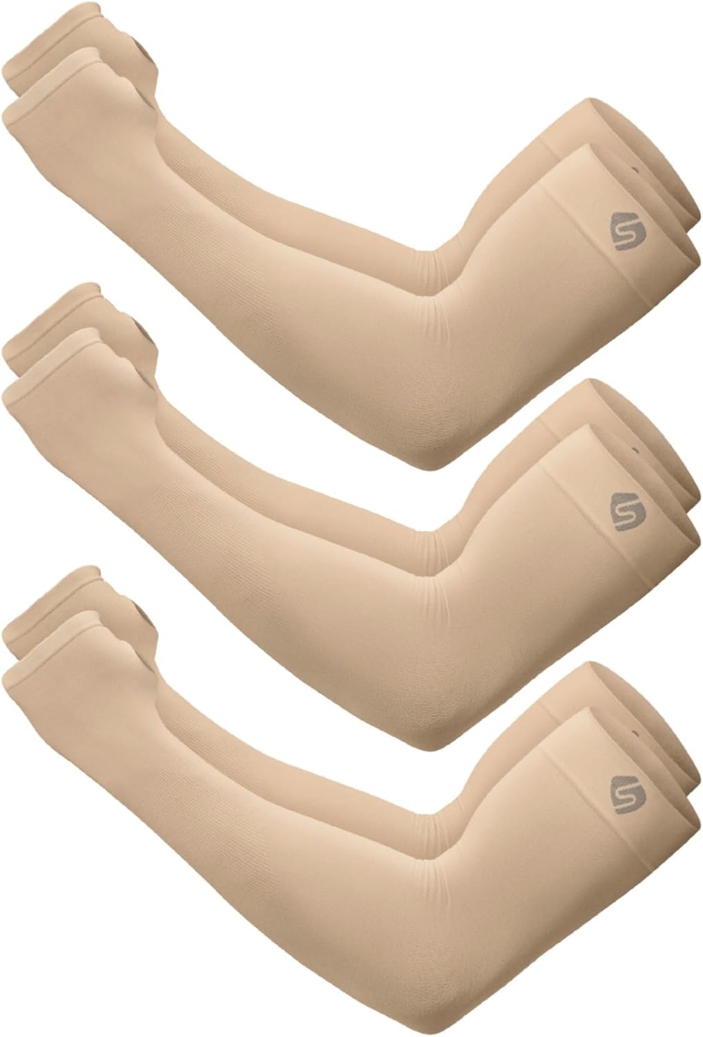 Arm Sleeves for Men Women UV Sun Protection Compression Arm Warmer Tattoo Cover Up, Sports Golf Cooling Sleeves