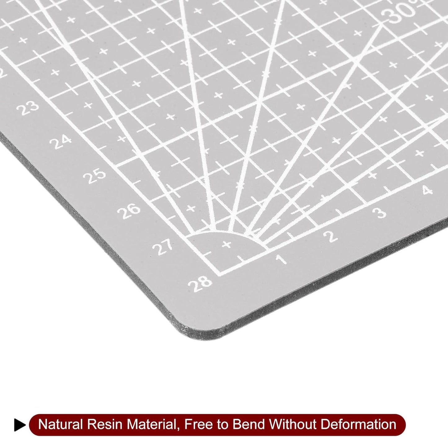 HARFINGTON A5 Self-Healing Cutting Mat 9"x6" Craft Cutting Board for DIY Art Work Sewing Cutting, Black