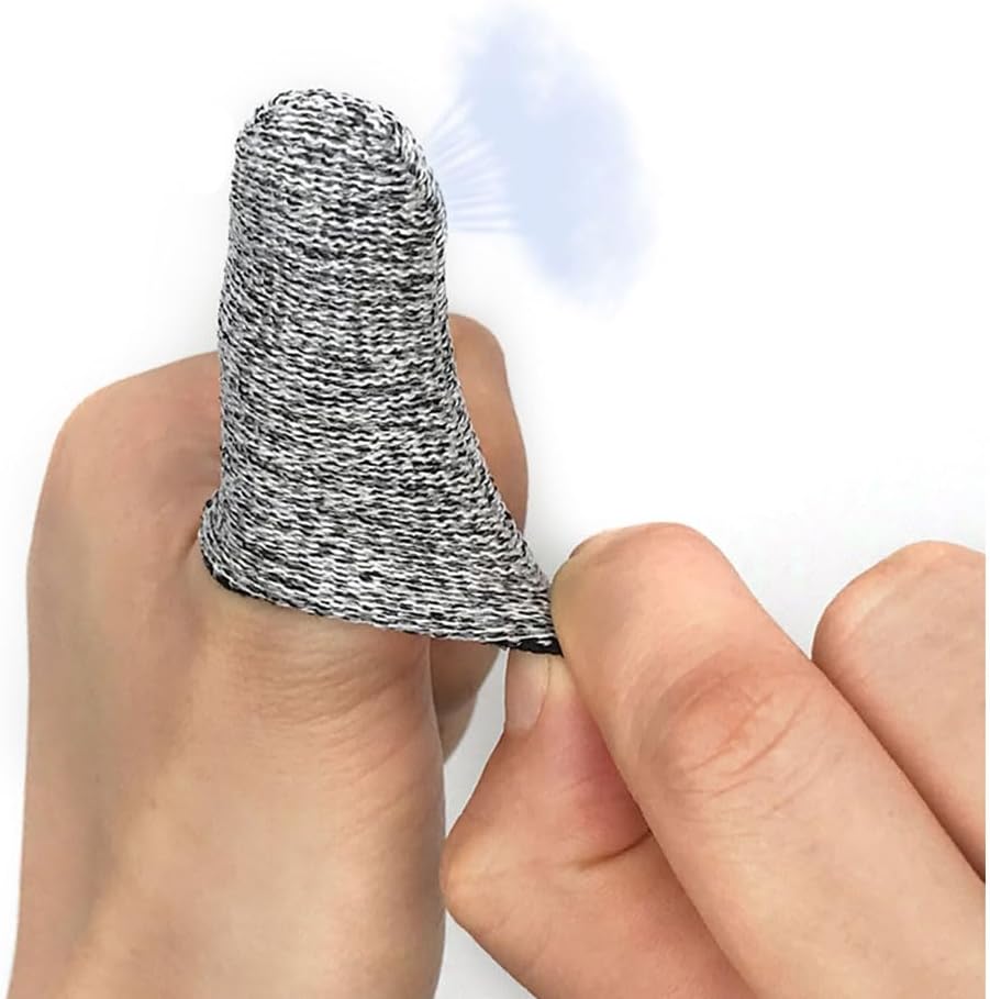 30 Pack Rotary Tool Finger Cots Cut Resistant Protector Finger Covers Finger Guards for Mini Cordless Rotary Tool Stone Carving Polishing Diamond Burrs Jewelry Polisher Polishing Buffing Wheel