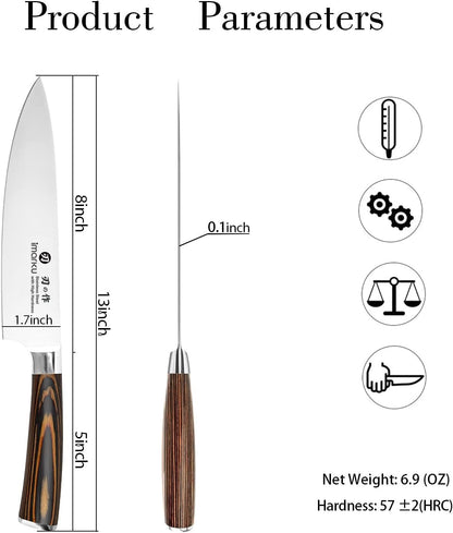 imarku Bread Knife 10 Inch: Japanese High Carbon Stainless Steel Professional Grade Serrated Bread Knife, Razor Sharp Edge Cake Knife for Homemade Bread/Bagels/Cake
