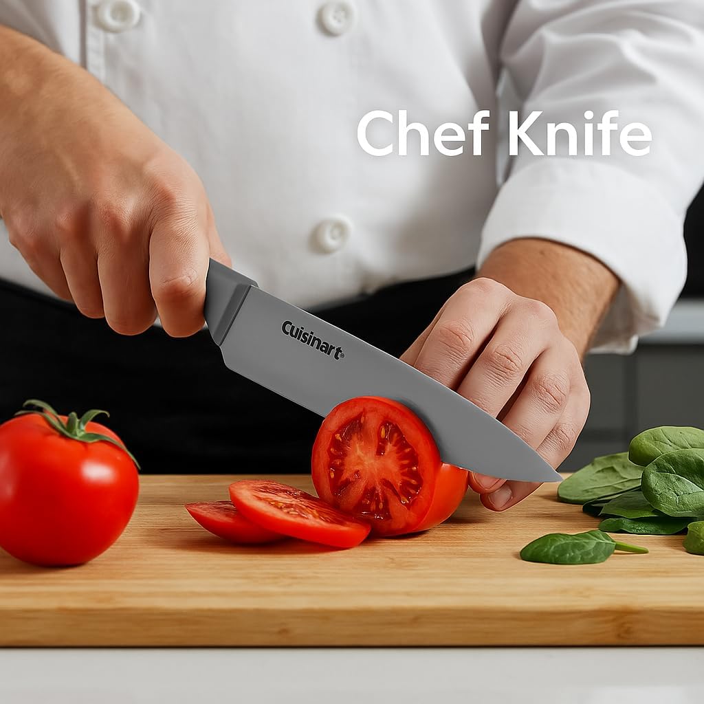 Cuisinart Advantage 12-Piece Gray Knife Set with Blade Guards C55-12PCG