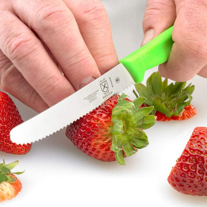 Mercer Culinary Bar Knife,Black, 4” Plain Edge, Pointed Tip