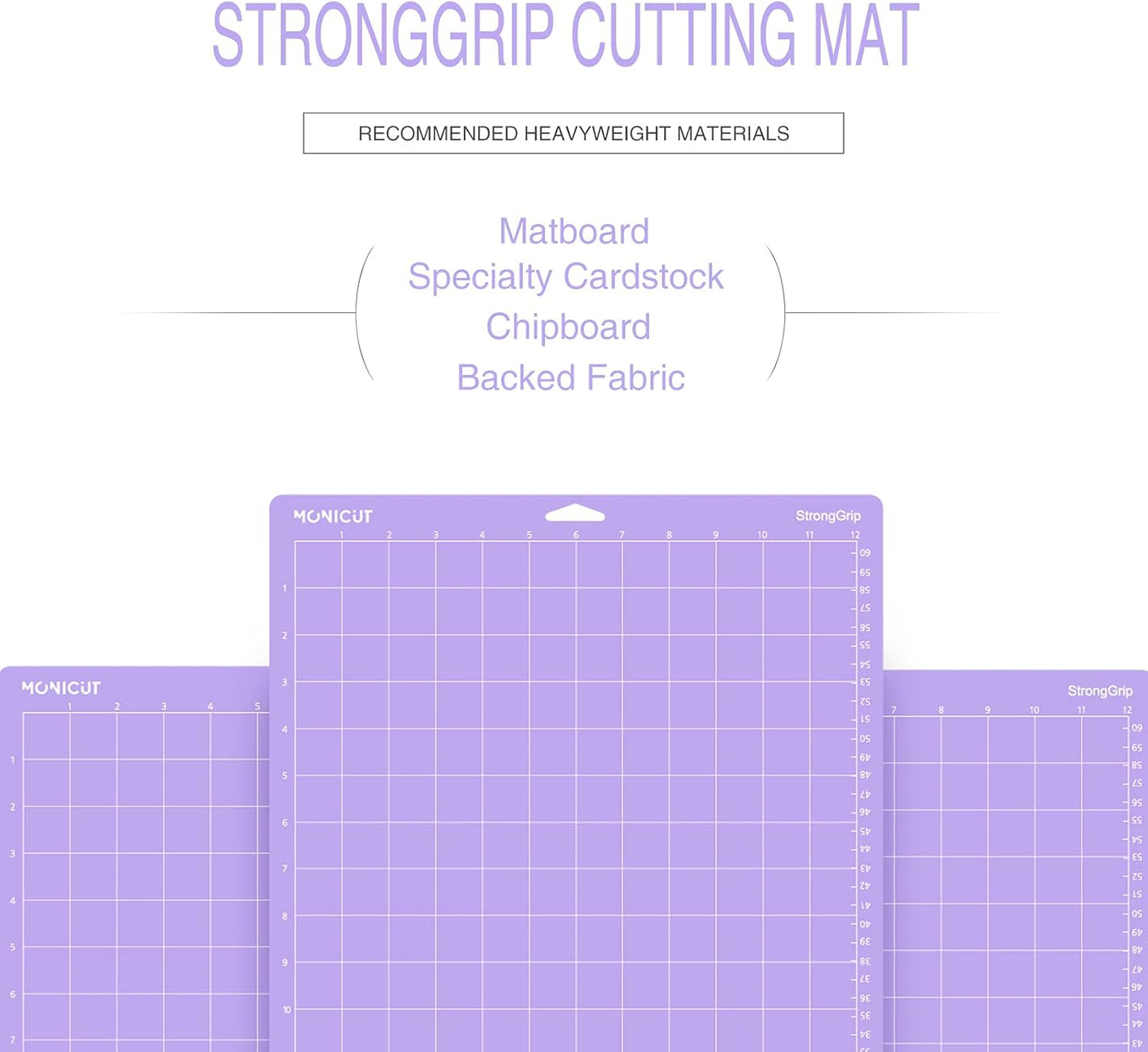 12x24 Stronggrip Cutting Mat for Cricut Maker 3/Maker/Explore 3/Air 2/Air/One, 3 Pcs Non-Slip Flexible Cutting Mats for Crafts, Quilting, Sewing and all Arts