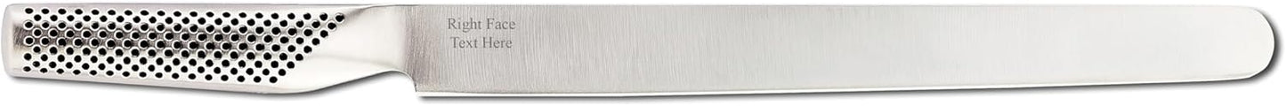 Global G-69-10 1/2" Ham/Salmon Flexible Slicer - Custom Engraved, Personalized
