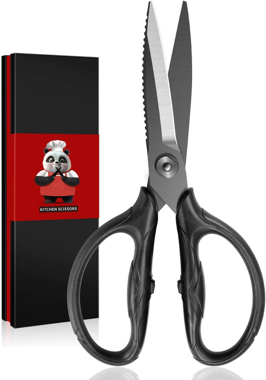 SHAN ZU 8.4" Heavy Duty Kitchen Scissors - Professional Japanese 5Cr15MoV Stainless Steel Shears, All Purpose Detachable Shears for Meat/Herbs/Poultry, Dishwasher Safe, Gift Box Included