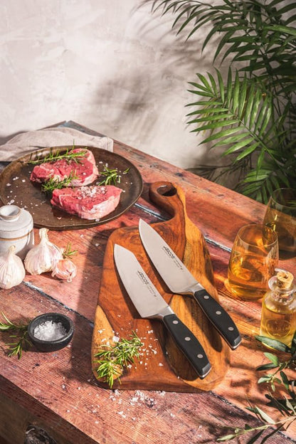 Arcos Forged Paring Knife 4 Inch Stainless Steel. Sharp Kitchen Knife for Peeling Fruits and Vegetables. Ergonomic Polyoxymethylene Handle and 100mm Blade. Series Manhattan. Color Black