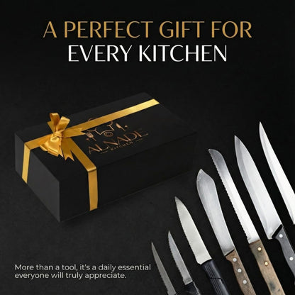 Rolling Knife Sharpener with Comfortable Beech Wood Handle - Premium Kitchen Knife Sharpener Kit for Home Cooks & Chefs, Diamond & Ceramic Wheels, Dual Angle Design, Gift Box Included