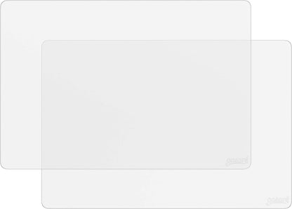 GASARÉ, Set of 2, Extra Large, Thick, Silicone Mats for Kitchen Counter, Heat Resistant Mats, Countertop Protector, Non-Slip, Easy to Clean, 25 x 17 Inches x 1.4mm, Black