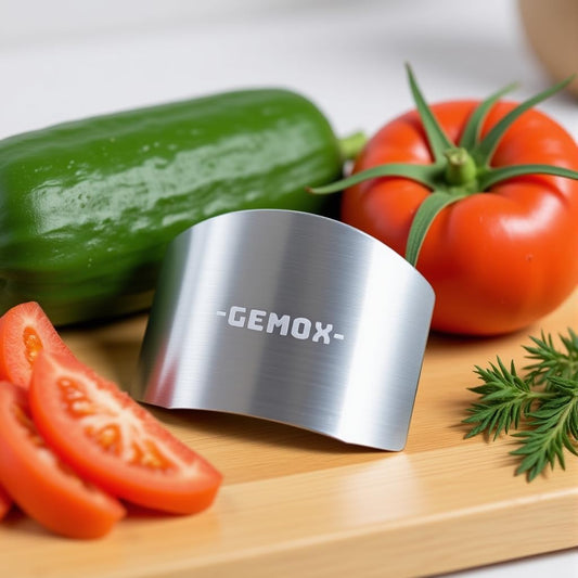 Stainless Steel Finger Guard for Slicing - Cutting Protector to Avoid Accidents when Chopping and Kitchen Safe Chop Cut Tool