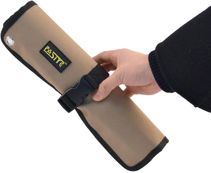 Roll Tool Pouch Rolling Tool Hanging Bag Multi Pockets Organizer PTN055, Dark Yellow