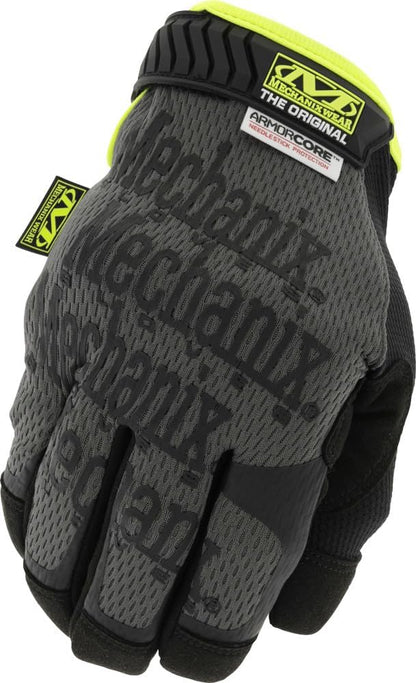 Mechanix Wear Needlestick Original Cut-Resistant Gloves - Puncture Resistant Reliable Grip Work Gloves - Durable & High Dexterity - Large - Black/Grey