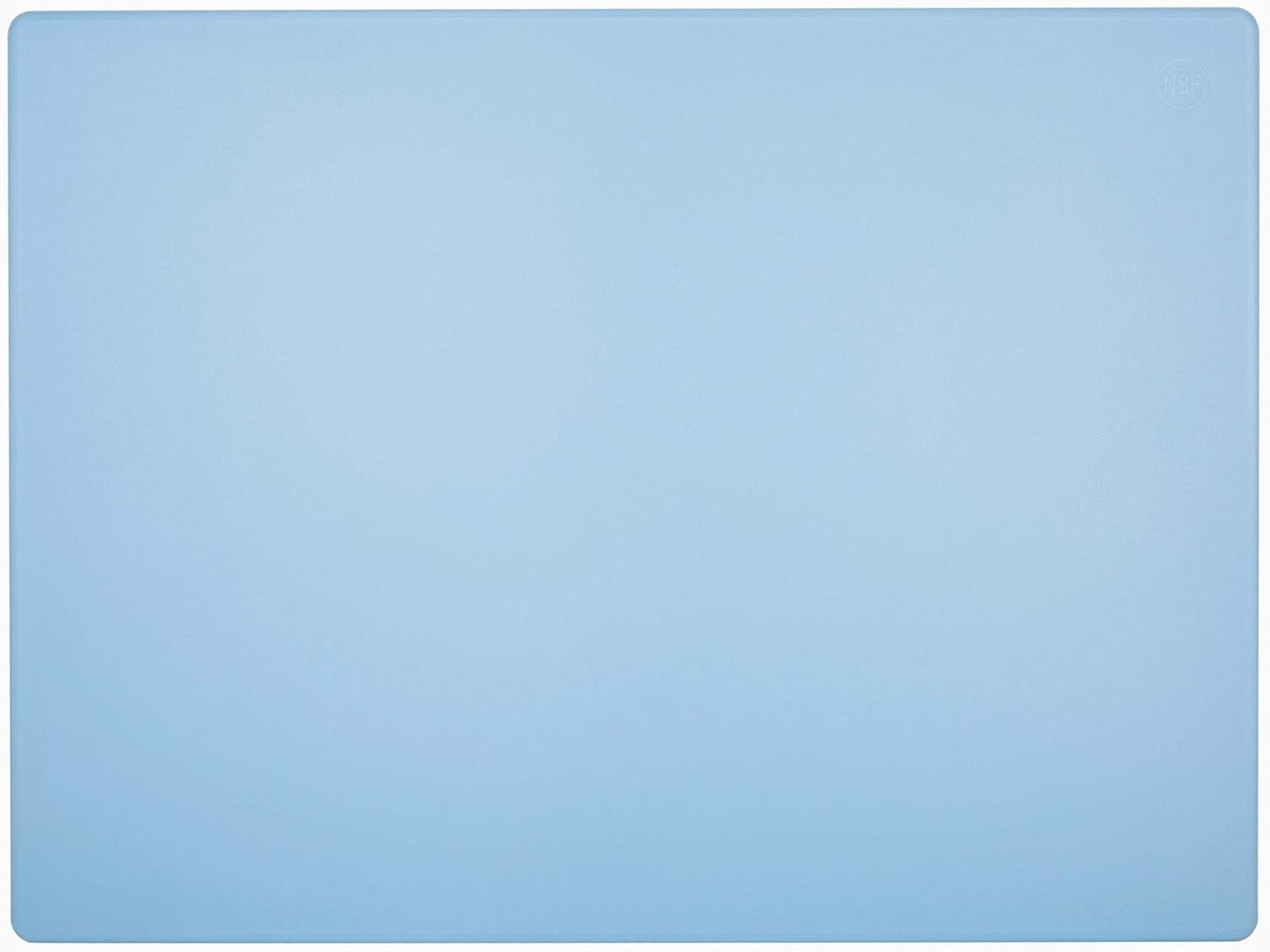 Commercial Blue Cutting Board - 24 x 18 Extra Large for Fish, Seafood and Shellfish, 1/2" Thick HDPP Plastic NSF Approved for Restaurants