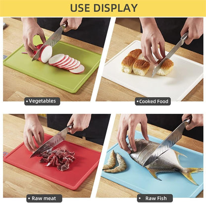Cutting Board with Stand 4 Piece Kitchen