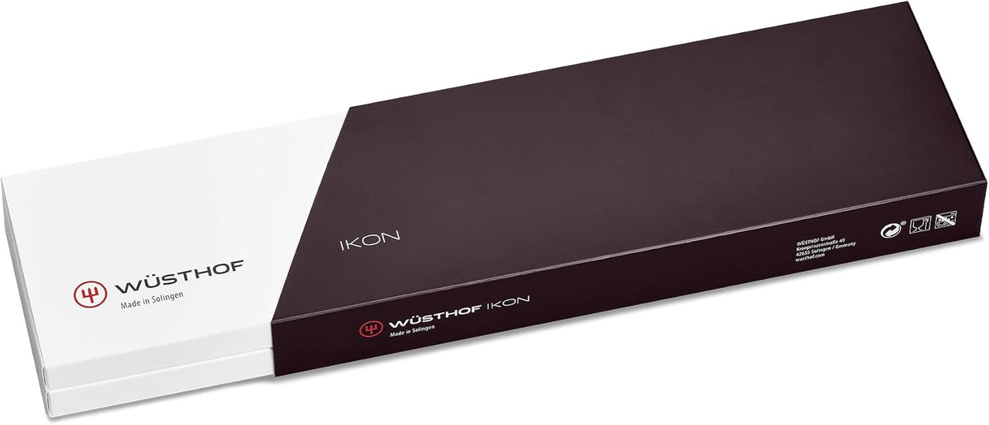 Wusthof IKON Honing Steel, 10", Brown