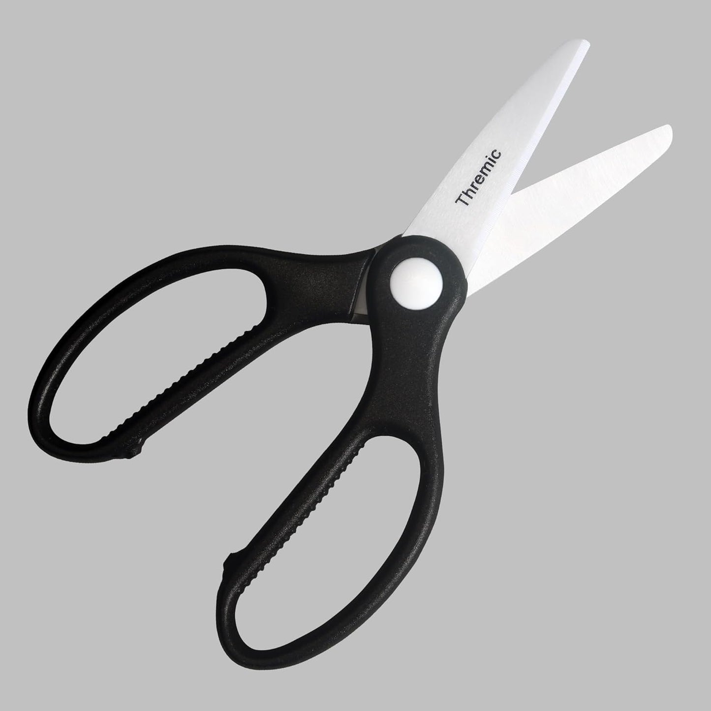8.27-Inch Large Ceramic Kitchen Shears Insulated Rustproof Non-Magnetic Ultra Sharp Scissors for Lab Industrial Electrical Work Cutting Battery Tabs Separators Crafting Packaging Bags Vegetables (2)