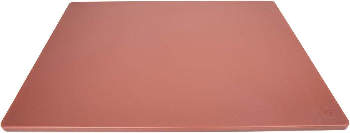 Thirteen Chefs Plastic Cutting Board - 18 x 12 x 0.5 Inch, Professional Grade HDPE, NSF Approved, Large Size and Dishwasher Safe