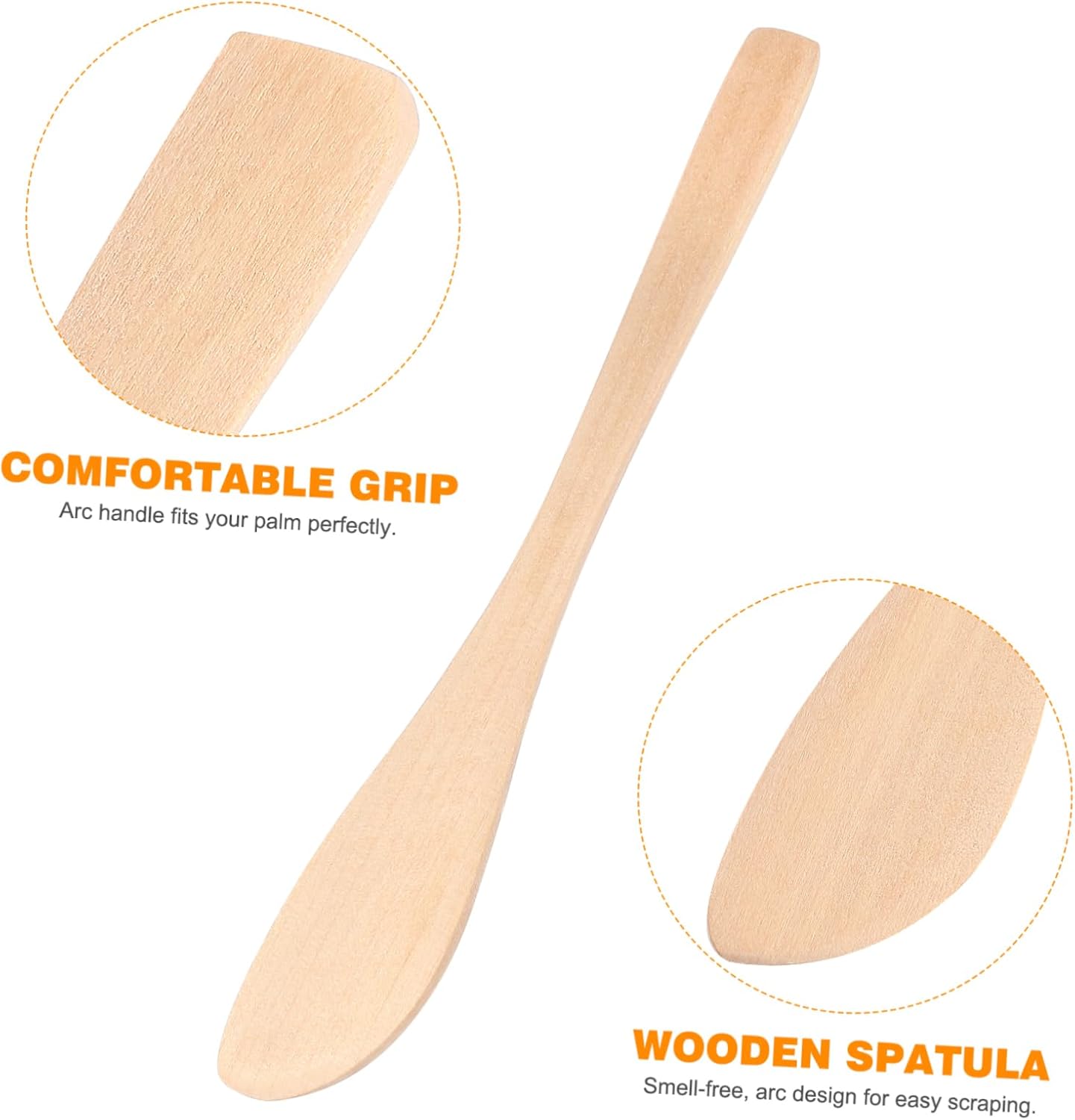 BESTONZON 20PCS Wooden Butter Knife, Mini Jam Spreader Set for Cheese Sandwich, Small Wood Spatula Cream Scraper, Dumpling Spoon, Peanut Food Spreading Knives