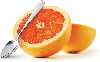 RSVP International Endurance Grapefruit Tool Collection Stainless Steel, Dishwasher Safe, Double Knife