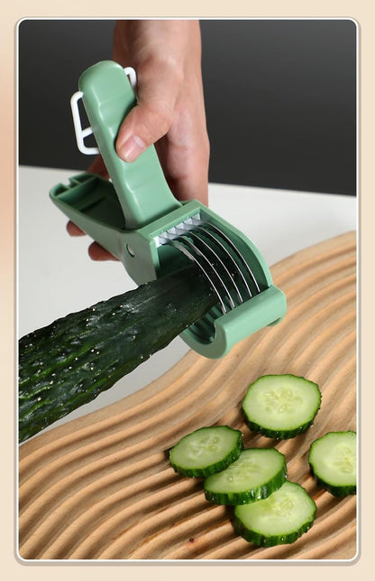 Multi-functional Kitchen Slicer, Fruit and Vegetable Chopper, Egg and Ham Cutter