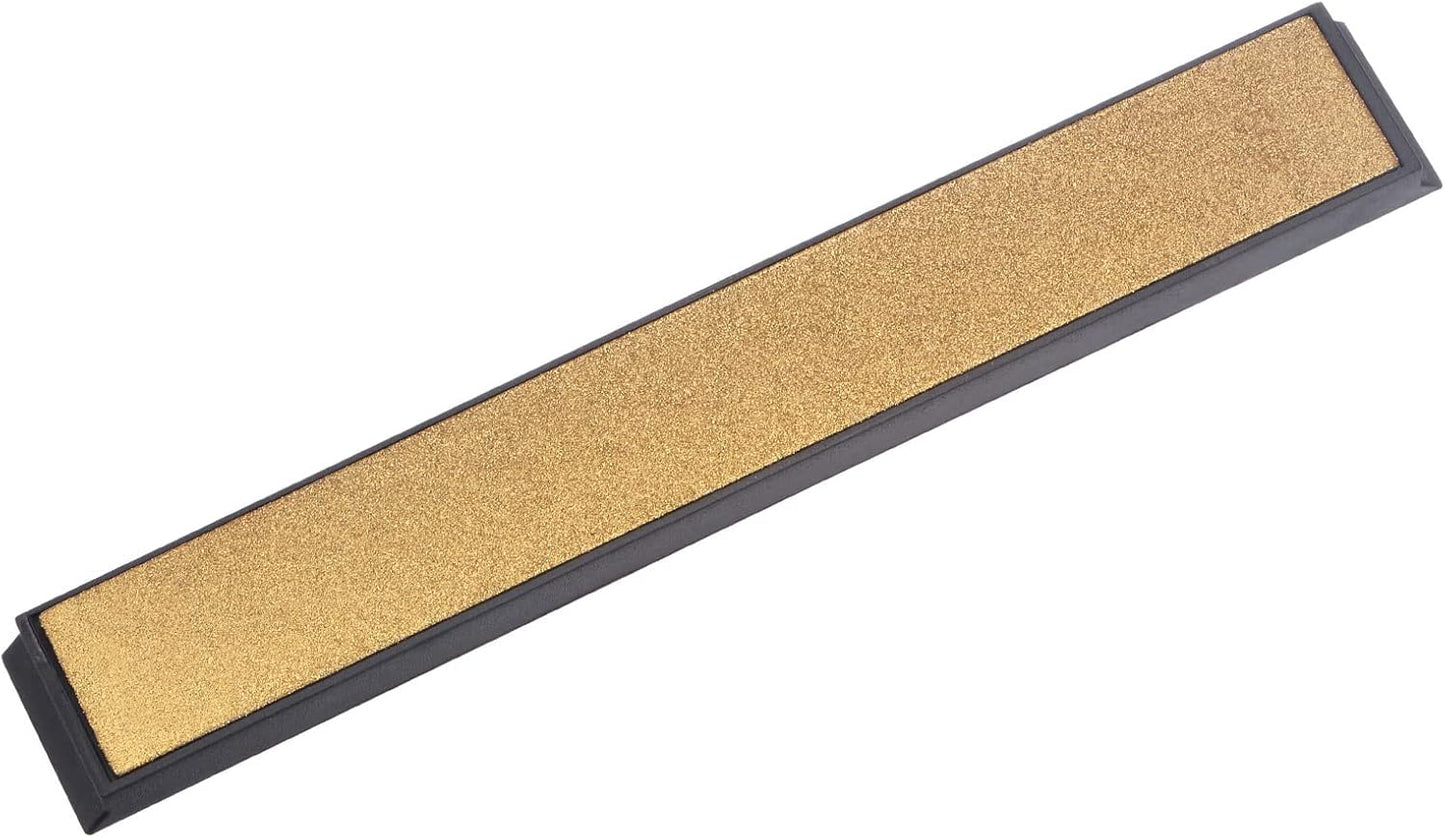 uxcell Diamond Sharpening Stone, 6" x 0.8" (150mm x 20mm) 80 Grits Titanium Coated Whetstone Sharpener Grinding Plate Hand Tool