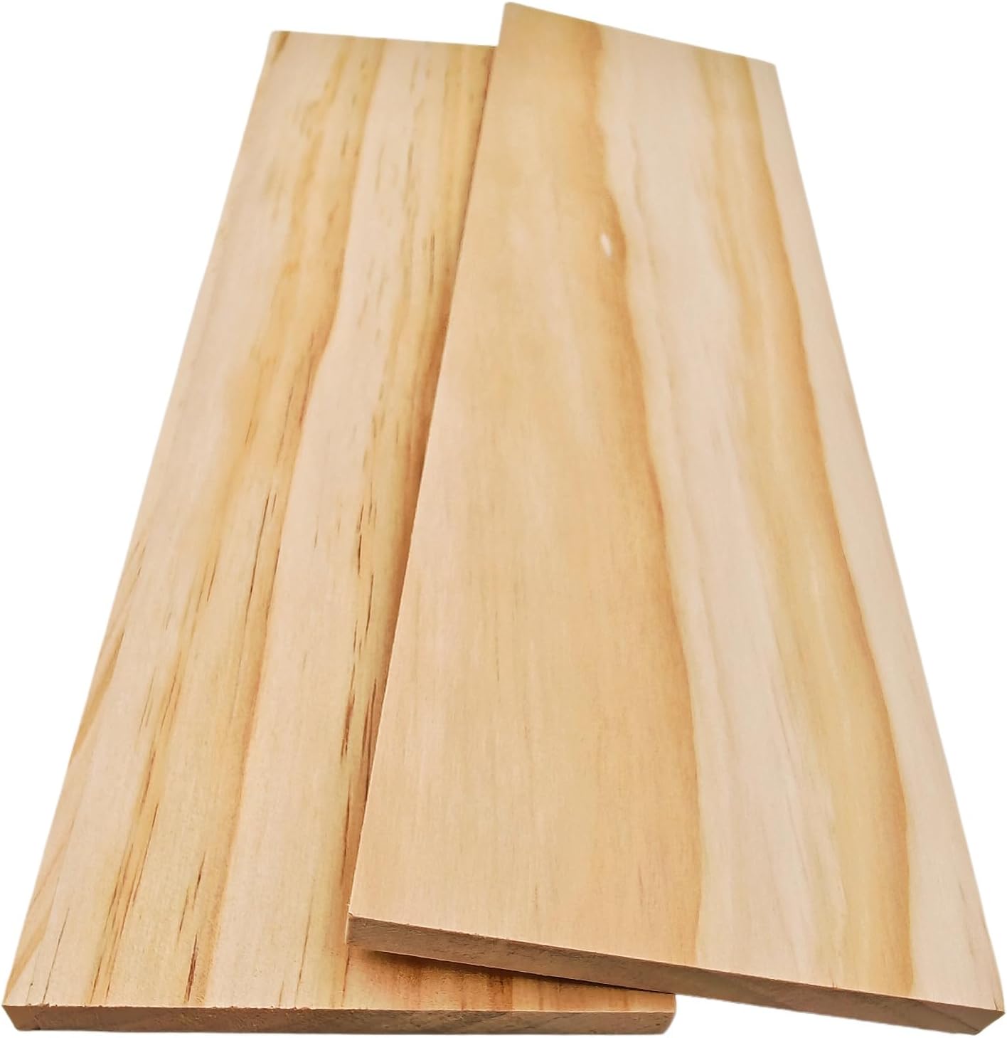 4PCS Rectangle Wood Boards Unfinished Wood Blocks for Crafting, 8x6x1in Blank Whittling Wooden Blocks for Wood Carving,Painting & Burning
