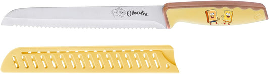 Bread Knife, Ohola 8 inch Serrated Bread Knife for Homemade Bread, Bread Cutter for Slicing Bagels, Cake (Latest Fun Design)