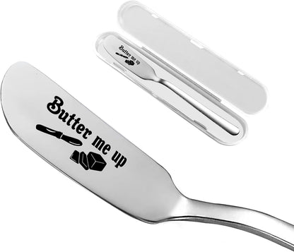 The Only Thing Better Than Butter Is More Butter Knife, Personalized Engraved Funny Peanut Butter Spreader Cheese Knives, Novelty Anniversary Christmas Gifts for Bread Toast Lover