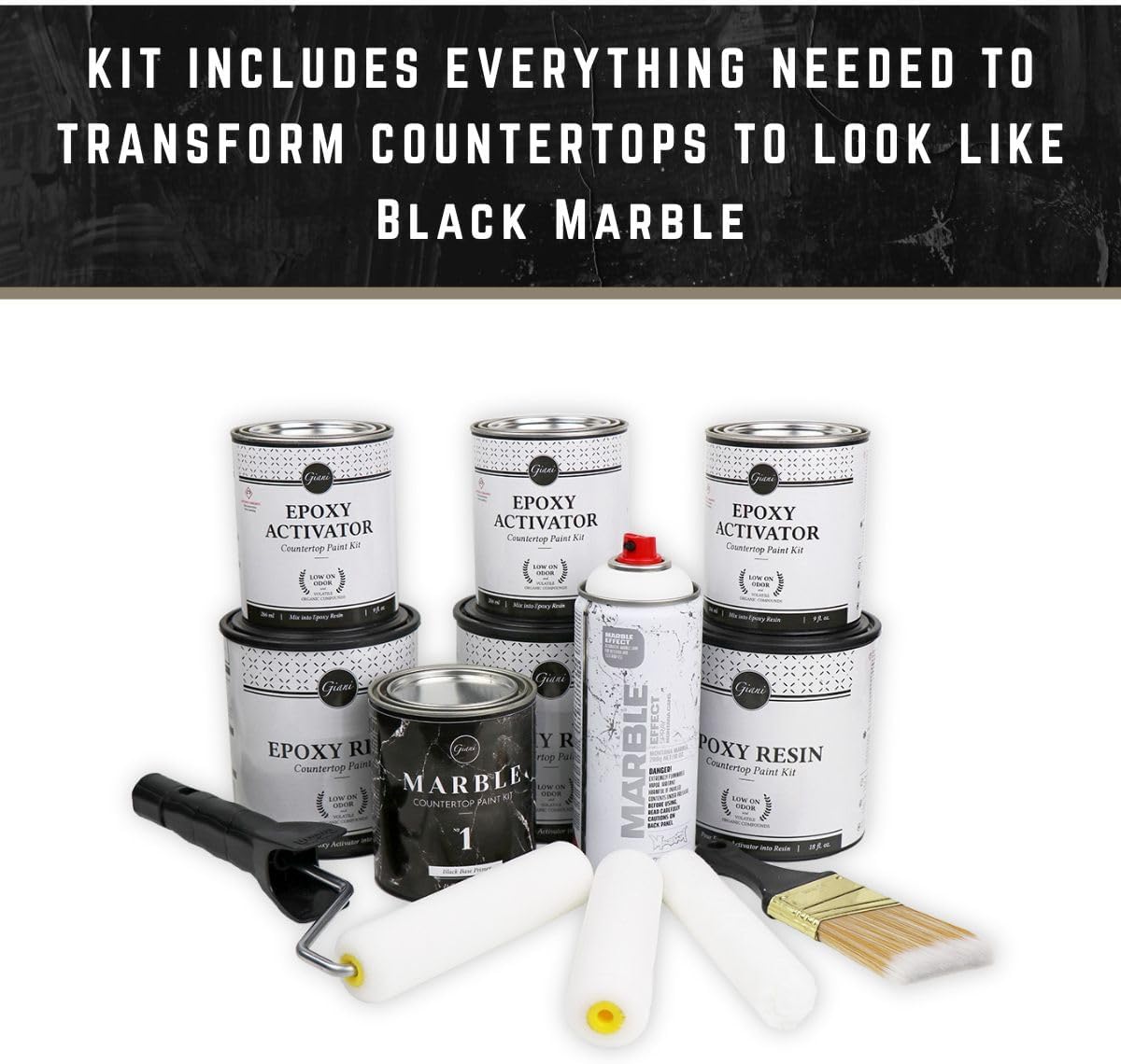 Giani Butcher Block Easy Epoxy Countertop Paint Kit