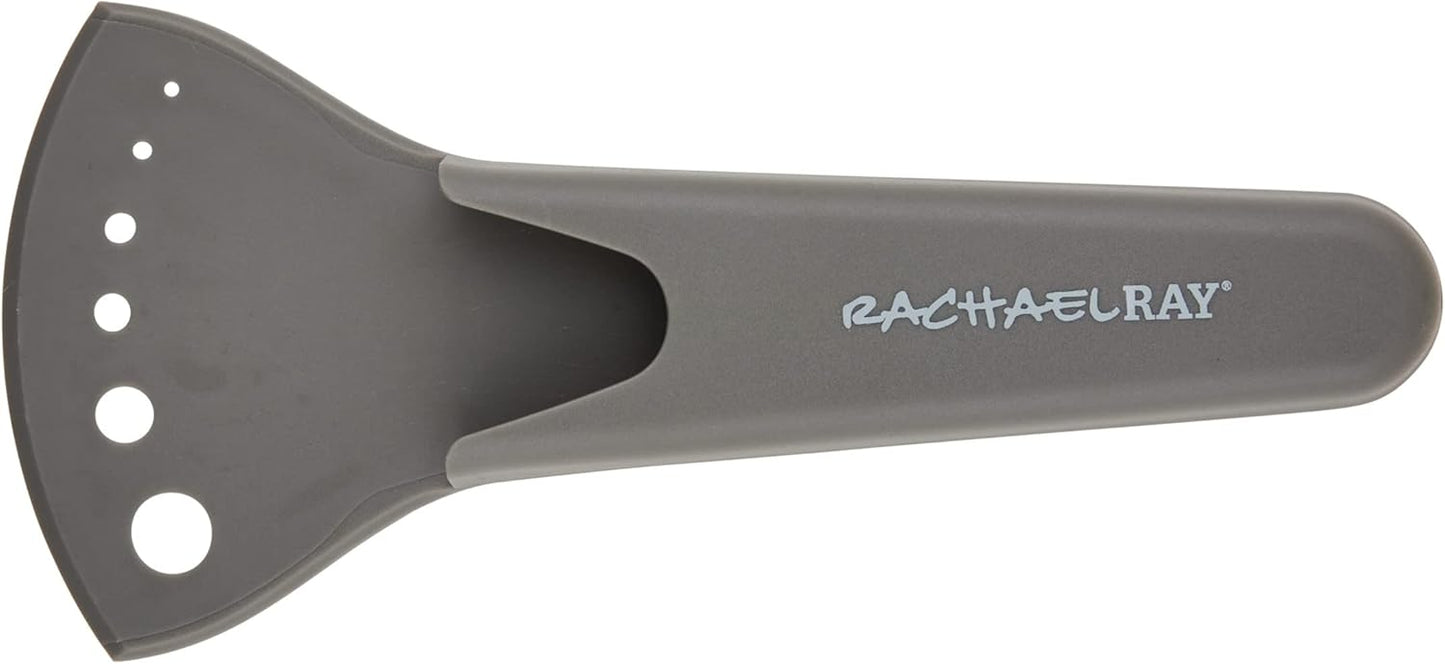 Rachael Ray Cutlery Japanese Stainless Steel Knives Set with Sheaths, 8-Inch Chef Knife, 5-Inch Santoku Knife, and 3.5-Inch Paring Knife, Teal