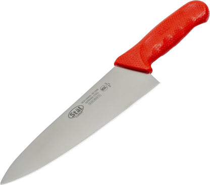 Winco 10" Commercial-Grade Chef's Knife with German Steel Blade, Blue