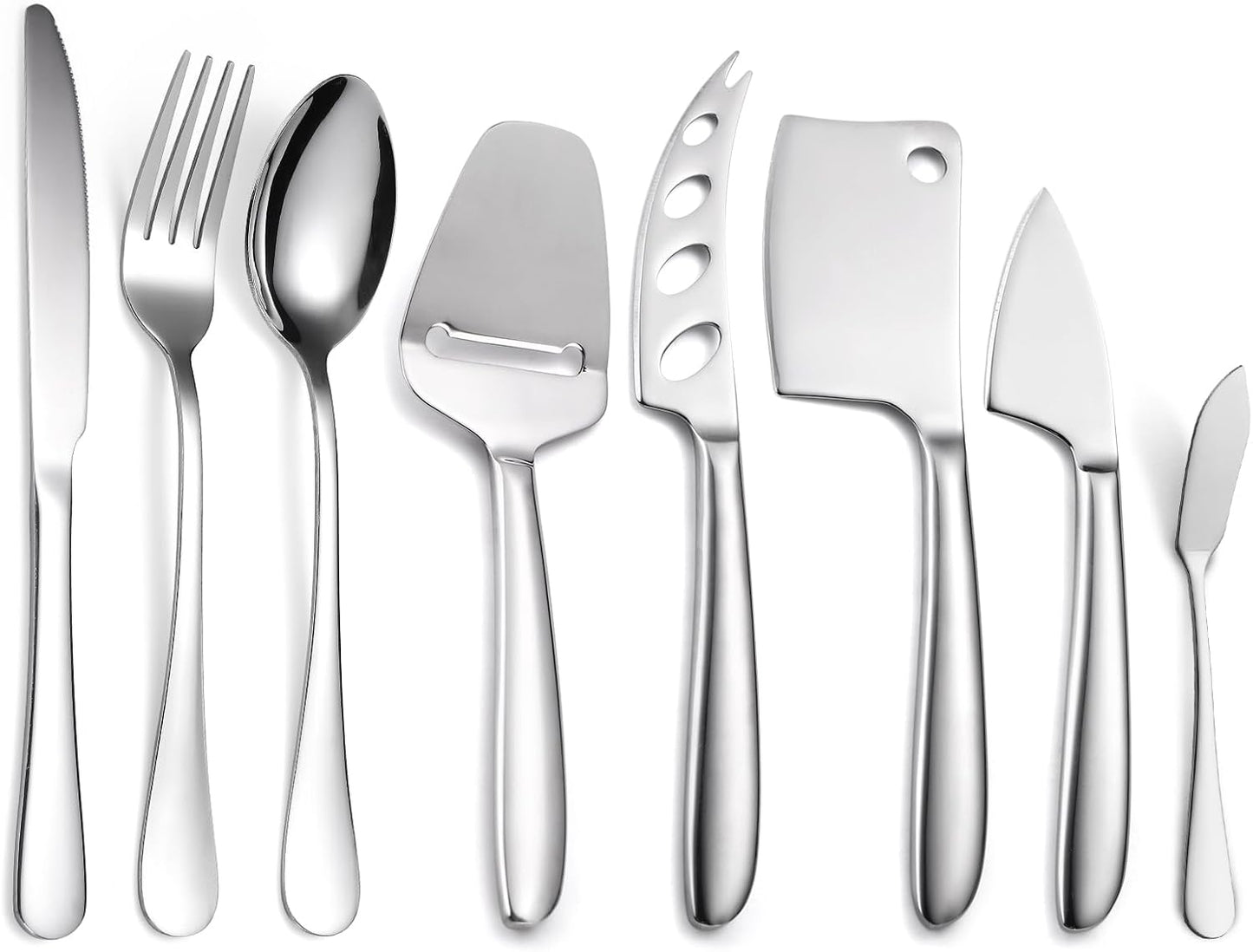 Copper Cheese Knives Set 7 Pieces Stainless Steel Kitchenware Utensils Gadgets 7 Pieces Cheese Knife,Cheese Spreader,Cheese Forks,Cheese Slicer,Cheese Cutter,Butter Knife