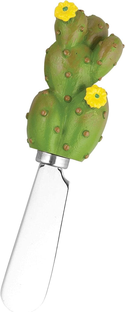 Supreme Housewares Western Cowboy Boot Cheese Spreaders, Hand-Painted Resin Handles with Stainless Steel Blades for Spreading Cream Cheese, Butter, and Jam, Assorted Designs, Set of 4