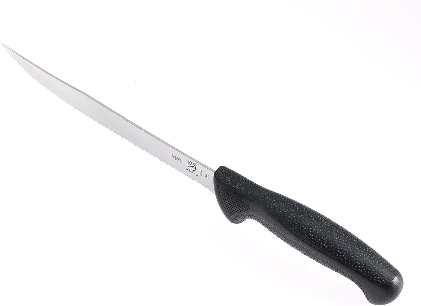 Mercer Culinary Millennia Black Handle Offset Bread Knife, 7-Inch