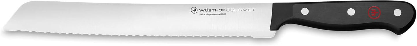 Wüsthof Gourmet 8" Bread Knife, Black