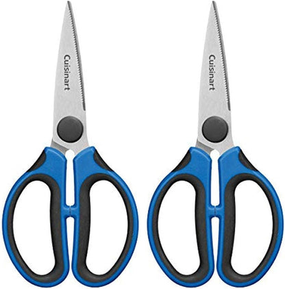 Cuisinart C77-2PSHR8B7R Classic Shears 2-Piece Set, 8" Black and 7" Red