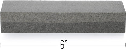 SE 8" Dual Grit Sharpening Stone - 120/240 Aluminum Oxide for Knives, Tools, and Blades - SS8